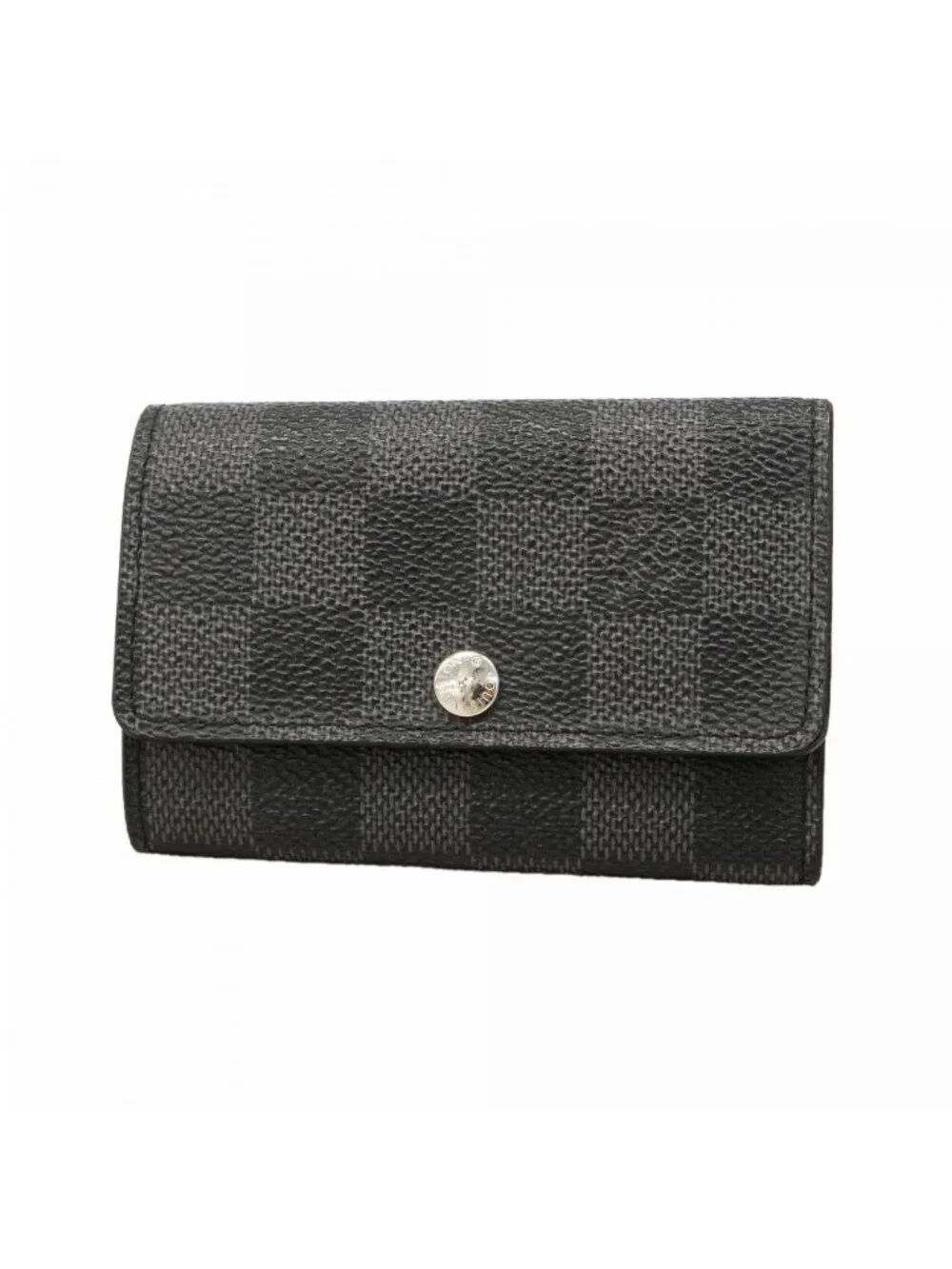 Louis Vuitton Key Case Damier Graphite Multicles 6 Black Gray Key Holder